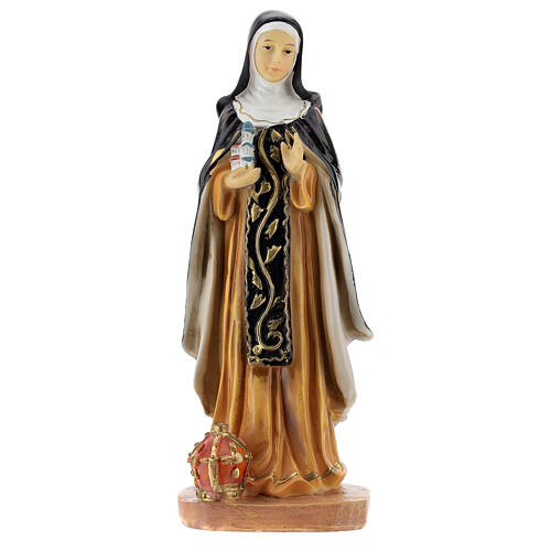 St. Edwig of Silesia 19 cm statue in painted resin 1
