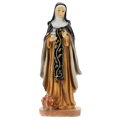 Estatua resina Santa Edvige de Polonia 19 cm 1