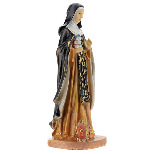 Estatua resina Santa Edvige de Polonia 19 cm 3