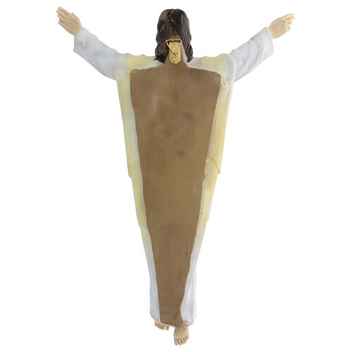 Risen Christ statue 30 cm in resin painted for hanging 3