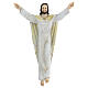 Risen Christ statue 30 cm in resin painted for hanging s1