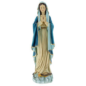 Virgin Mary Blessed Mother statue prayer hands 30 cm resin