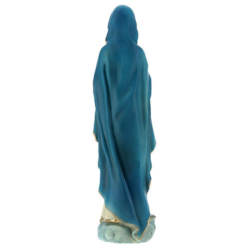 Inmaculada con manos juntas 20 cm estatua de resina 4