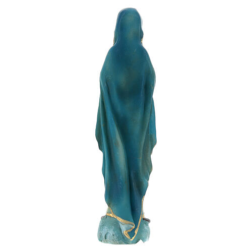 Immaculate Virgin with joined hands 12 cm statue in painted resin 4