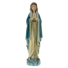 Immaculate Mary statue with prayer hands 12 cm in resin