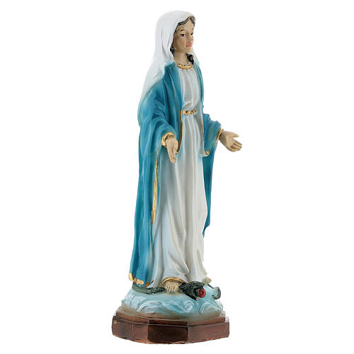 Immaculate Virgin 12 cm statue in painted resin 3