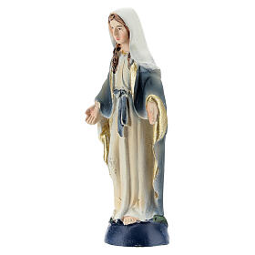 Resin Mary Immaculate statue 8 cm painted