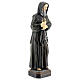 Saint Francis of Paola painted resin statue 20 cm s3