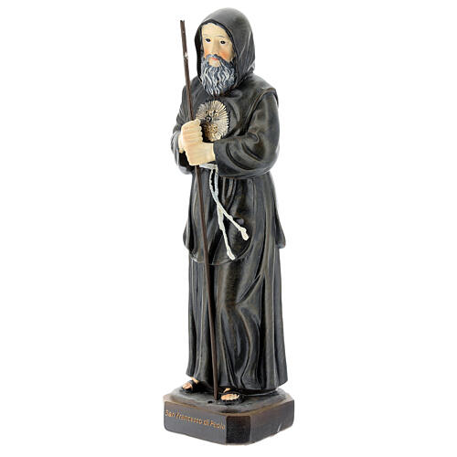Święty Franciszek z Paoli 20 cm figura żywica malowana 2
