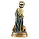 St Lazarus statue 12 cm in painted resin s4