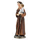 Saint Anthony with Child statue 9 cm painted resin s2