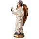 Archangel Gabriel statue with golden details and circular base 30 cm s2