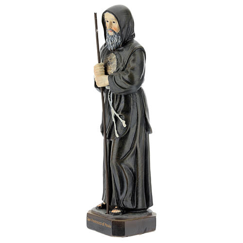 Jesus with children and lamb painted resin statue 20 cm 6