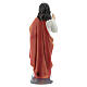 Sacred Heart of Jesus painted resin statue 9 cm s4