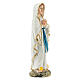 Our Lady of Lourdes painted resin statue 9 cm s3