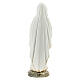 Our Lady of Lourdes painted resin statue 9 cm s4