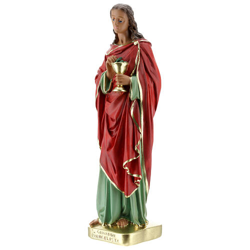Estatua yeso San Juan Evangelista 30 cm Barsanti 3