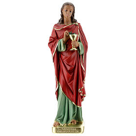 Statue plâtre Saint Jean Évangéliste 30 cm Barsanti