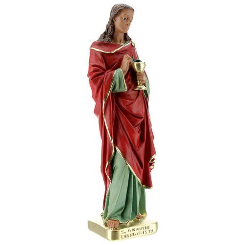 Statua gesso San Giovanni Evangelista 30 cm Barsanti 4