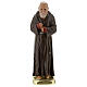 Padre Pio 20 cm hand-colored plaster statue Arte Barsanti s1