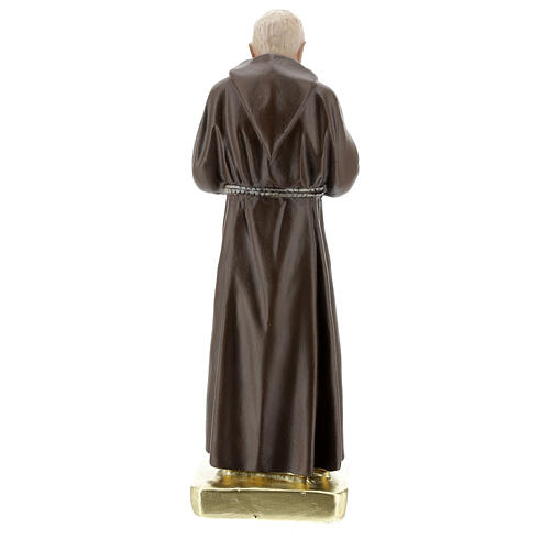 Saint Father Pio statue, 30 cm in hand colored plaster Barsanti 4