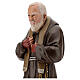 Statue Padre Pio 60 cm plâtre peint main Barsanti s2