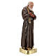 Statue Padre Pio 60 cm plâtre peint main Barsanti s5