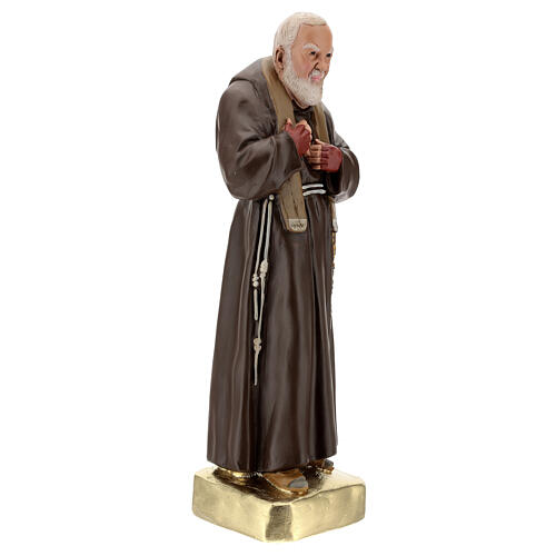 Statua Padre Pio 60 cm gesso dipinta a mano Barsanti 5