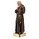 Imagem Padre Pio 60 cm gesso pintado à mão Barsanti s3