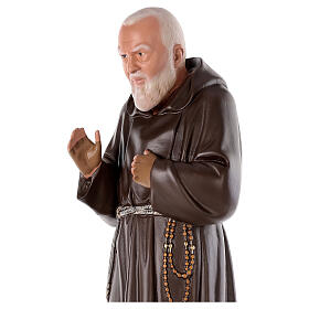 Padre Pio 80 cm gesso dipinto a mano Arte Barsanti