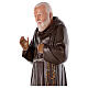 Padre Pio statue, 80 cm hand painted plaster Arte Barsanti s2