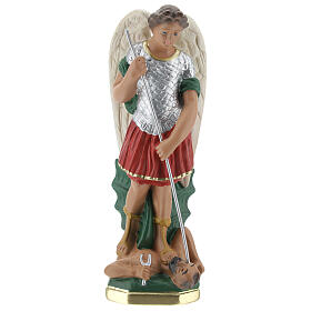 Figurka Święty Michał 20 cm gips malowany ręcznie Barsanti