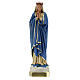 Statue of the Immaculate Virgin Mary, hands joined 30 cm plaster Arte Barsanti s1