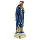 Estatua Virgen Inmaculada manos juntas 30 cm yeso Barsanti s5