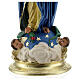 Statue of the Immaculate Virgin Mary, hands joined 40 cm plaster Arte Barsanti  s8