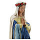 Virgen Inmaculada 40 cm estatua yeso manos juntas Barsanti s2