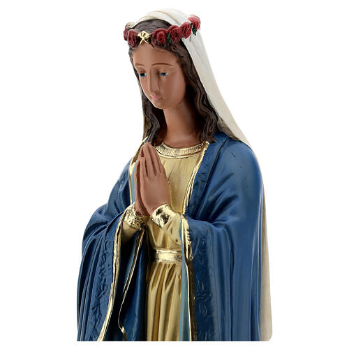 Immaculate Virgin Mary with joined hands 50 cm plaster statue Arte Barsanti 2