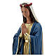 Vierge Immaculée mains jointes statue 50 cm plâtre Barsanti s2