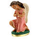 Statue of angels praying 15 cm plaster hand painted Arte Barsanti s3