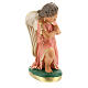 Statue of angels praying 15 cm plaster hand painted Arte Barsanti s5