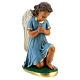 Statue of angels praying 20 cm plaster hand painted Arte Barsanti s5