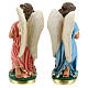 Statue of angels praying 20 cm plaster hand painted Arte Barsanti s6