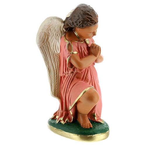 Statue anges prière 20 cm plâtre peint à la main Arte Barsanti 4