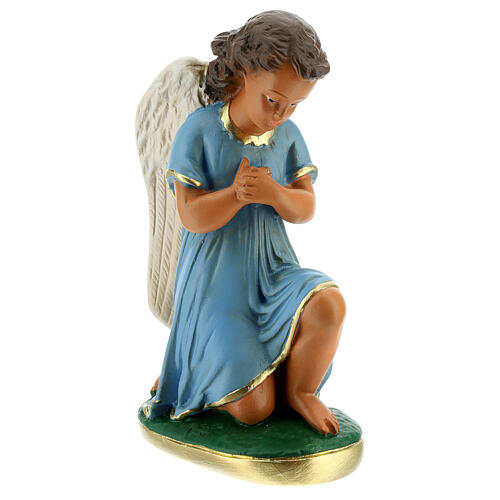 Statue anges prière 20 cm plâtre peint à la main Arte Barsanti 5