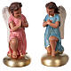 Praying angels hand painted plaster statue Arte Barsanti 30 cm s1