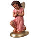 Anges en prière statue plâtre 30 cm peint main Arte Barsanti s2