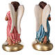 Anges en prière statue plâtre 30 cm peint main Arte Barsanti s6