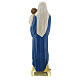 Statua Madonna Bambino gesso 30 cm dipinta a mano Barsanti s5