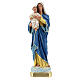 Statue aus Gips Maria mit dem Jesuskind handbemalt von Arte Barsanti, 50 cm s1