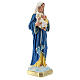 Virgin Mary statue with Child, 50 cm hand painted plaster Barsanti s5